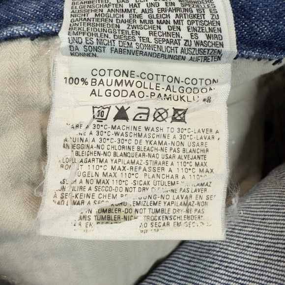 Diesel Womens Kycut Jeans 30X32 Blue Low Rise Straight Leg 100% Cotton Faded - Picture 8 of 14